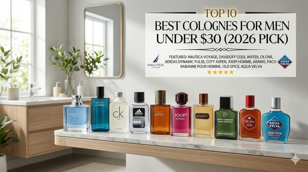 10 best colognes for men under $30