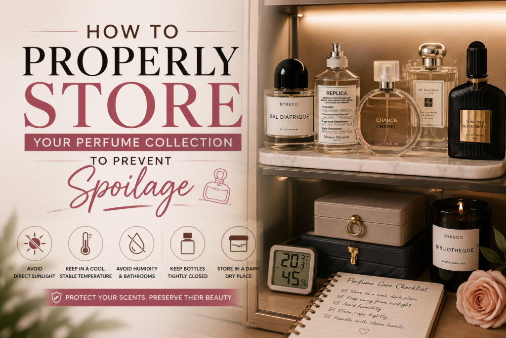 How to Store Perfume Properly: Stop Spoilage How to Store Perfume Properly