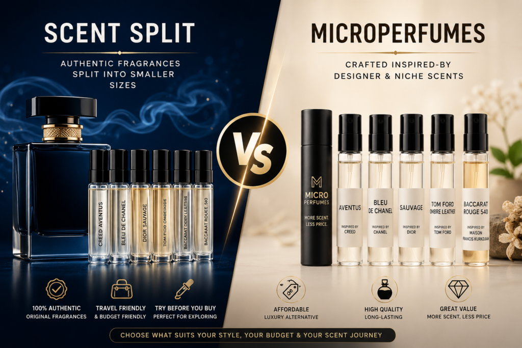 Scent Split vs MicroPerfumes