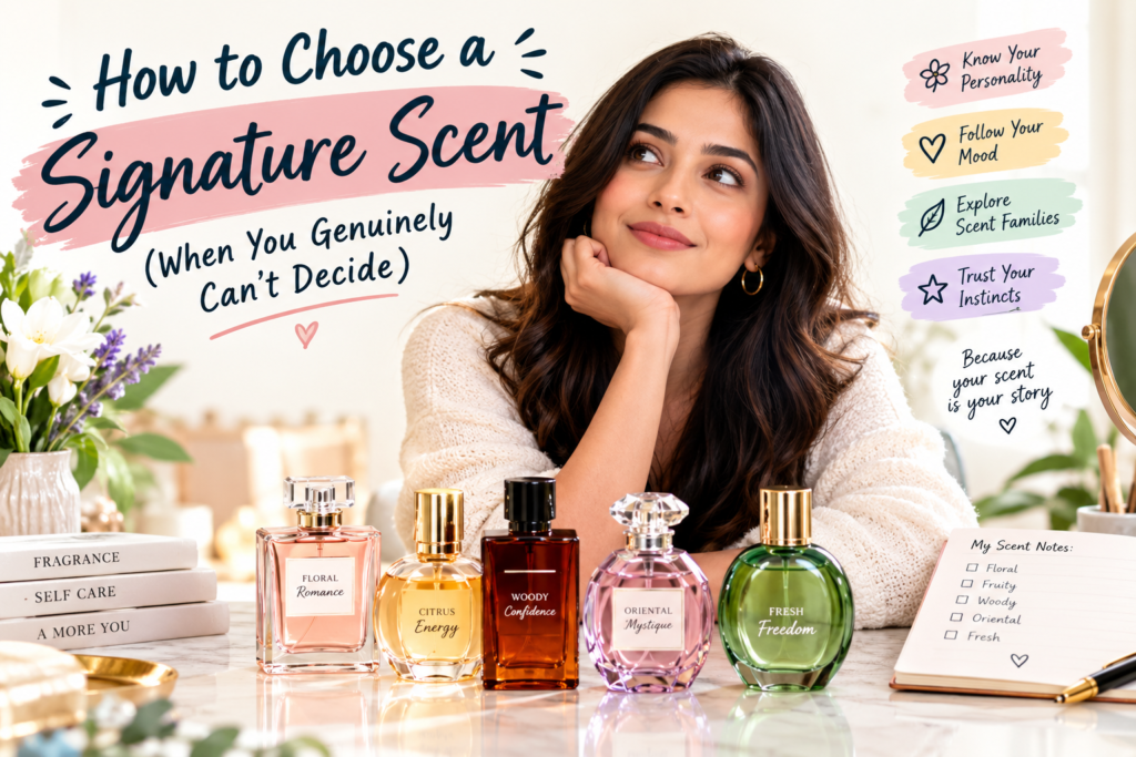 How to Choose a Signature Scent when You can't decide
